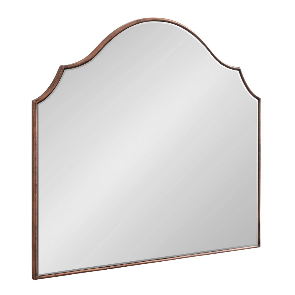 Photos - Wall Mirror Kate & Laurel All Things Decor 28"x32" Leanna Framed Arch  Bronze