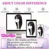 Jessie's Wig Women'S Hairpiece Clip In Human Hair Topper With Bangs Full Coverage Straight Natural Black 1 Pc/Pack - 2 of 4
