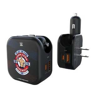 WWE Legends Steel 18-Watt 2 in 1 USB A/C Charger - 1 of 3