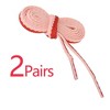 Elerevyo Flat Shoe Laces Color Blocks Athletic Sneakers Shoelaces 2 Pairs - 3 of 4