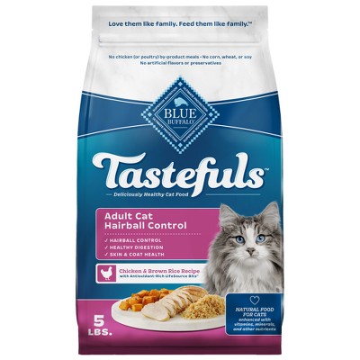 Blue Buffalo Tastefuls Hairball Control Natural Adult Dry Cat Food with Chicken