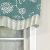 RLF Home Pouf Floral Glory 3" Rod Pocket Layered Window Valance, 50" x 16" - 3 of 4