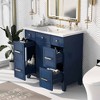 36" Bathroom Vanity Cabinet with Sink Top Combo Set - 3 of 4