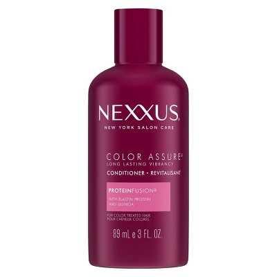 Nexxus Color Assure Conditioner for Color Treated Hair with ProteinFusion Travel Size - 3 fl oz