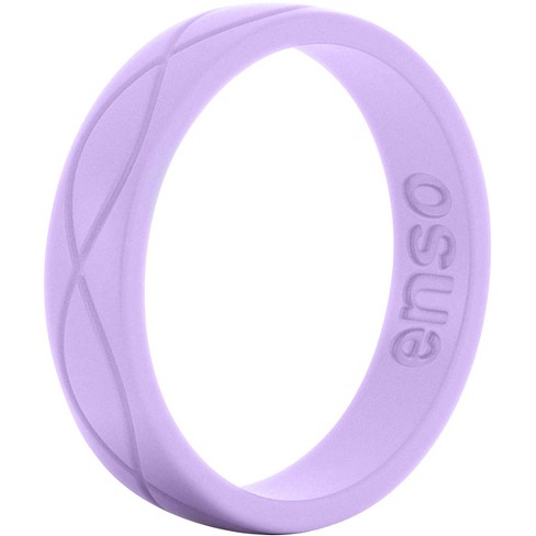 Enso Rings Classic Bevel Series Silicone Ring - Oxblood - 7 : Target