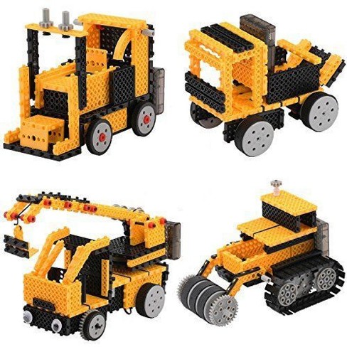 Educational Four-Pack of Toy Trucks