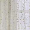 Commonwealth Habitat Grandeur Deep Scalloped Embroidery Pole Top Window Panel - Cream - 3 of 3
