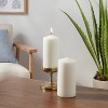 6" x 3" 2pk Unscented Pillar Candle Set - Made By Design™ - image 2 of 3