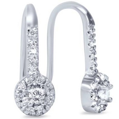 Pompeii3 1/4ct Diamond Earrings White Gold