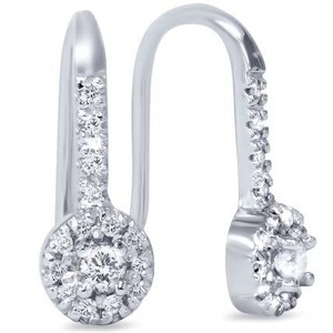 Pompeii3 1/4ct Diamond Earrings White Gold - 1 of 4