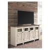 Bolanburg Extra Large TV Stand for TVs up to 74" Off White: Entertainment Center - Signature Design by Ashley - 4 of 4