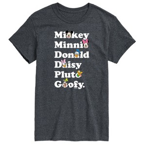Men's - Disney - Character Logo Short Sleeve Graphic T-Shirt - 1 of 4