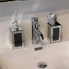 JANSNO Exquisite 2 Piece Square Soap Dispenser and Toothbrush Holder - 3 of 4