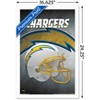 Trends International NFL Los Angeles Chargers - Helmet 19 Framed Wall Poster Prints - 3 of 4