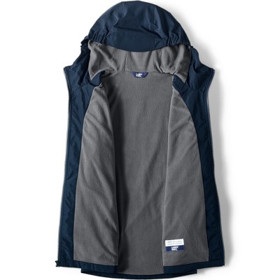 Мужские куртки Lands' End Men's Rain Jacket - Large - Classic Navy — фото 4