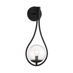 Savoy House Encino 1 - Light Wall Light in  Matte Black - 1 of 4