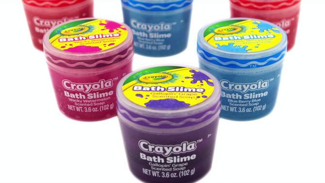 Crayola Multipack of Bath Slime - 6pk/3.6oz, 2 of 11, play video