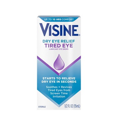 Visine Dryeye Relief Tired Eye Drops - 0.50 fl oz