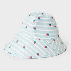 Baby Girls' 'Fruit' Reversible Bucket Swim Hat - Cat & Jack™ - 1 of 4