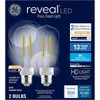 GE 2pk 60W Color Select ST19 LED Edison Light Bulbs: Dimmable E26 Base, 500 Lumens, 2700K, 5.5W, 13.7-Year Life - 4 of 4