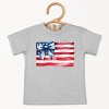 The Juniper Shop USA Flag Coquette Toddler Short Sleeve Tee - 2 of 4