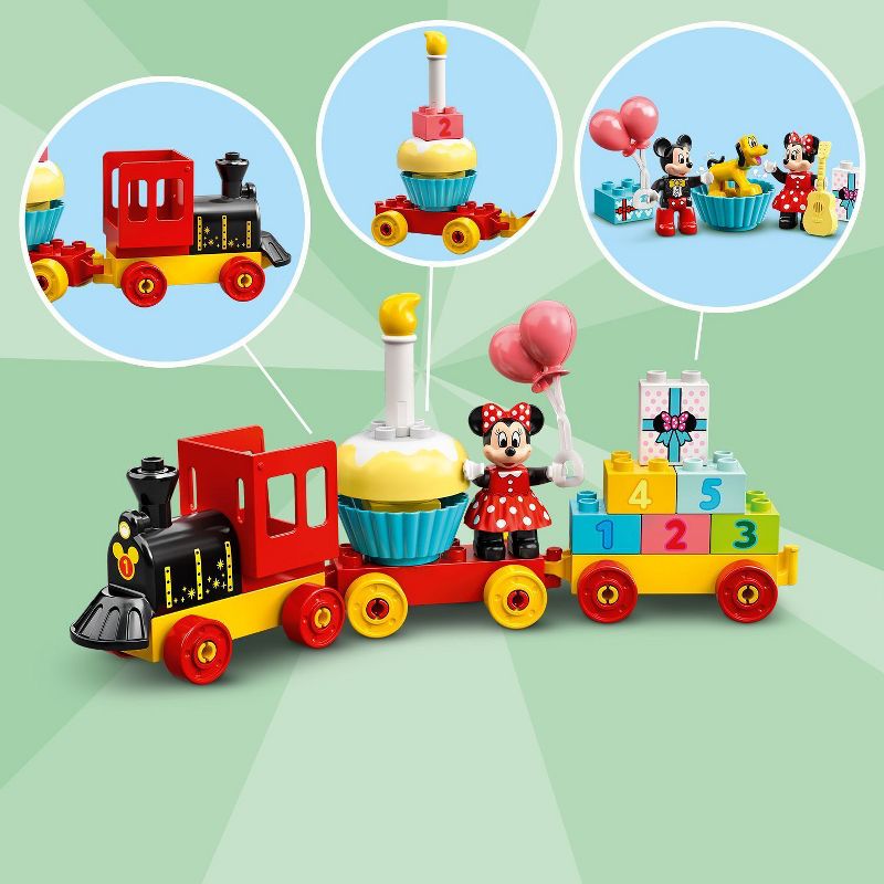 LEGO DUPLO Disney Mickey &#38; Minnie Birthday Train Toy 10941, 4 of 11