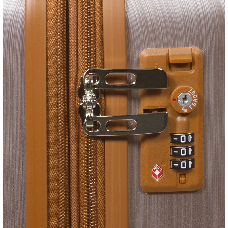 World Traveler Classique 2-Piece Lightweight Spinner Luggage Set - Rose Gold, 4 of 9