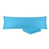 PiccoCasa 100% Cotton 250 Thread Count Envelope Closure Soft Body Pillowcase 1 Pc - 3 of 4
