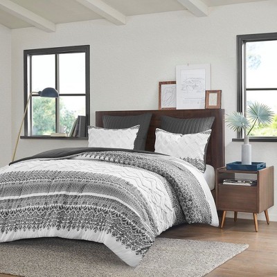 NicBex 3-Piece Farmhouse Cotton King Size Bedding Comforter Sets, Bedding Set with Chenille Tufting, 1 Comforter, 2 Pillow Shams, Machine Washable