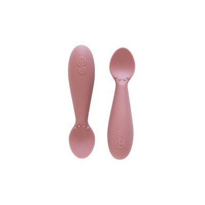 Tiny Spoon by EZPZ - 2-Pack - Silicone Spoons for Self-Feeding