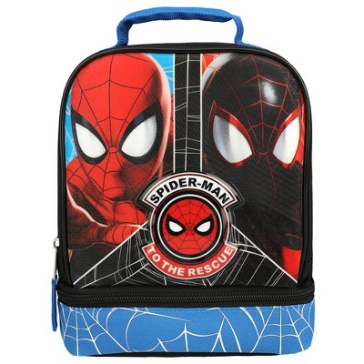 Marvel Spider-Man Spidey Boy's Blue Backpack with Lunch Bag