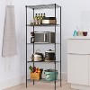 FDW 5 Tier Wire Shelving Unit Heavy Duty Storage Rack Metal Shelf Garage Organizer Wire Rack - 2 of 4