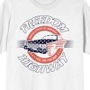 Americana Freedom Highway Men's White T-Shirt - 2 of 3