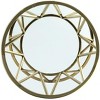 Delsy Glass Top End Table - FOX9066A - Gold - Safavieh Couture - 4 of 4
