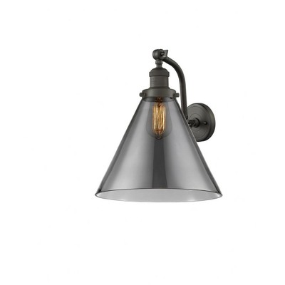 Cone - 1 Light Wall Sconce In Industrial Style-14 Inches Tall and 12 Inches Wide