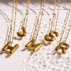 EVRY JEWELS WATERPROOF Gold or Silver Plated Starburst Initial Necklace - 2 of 2