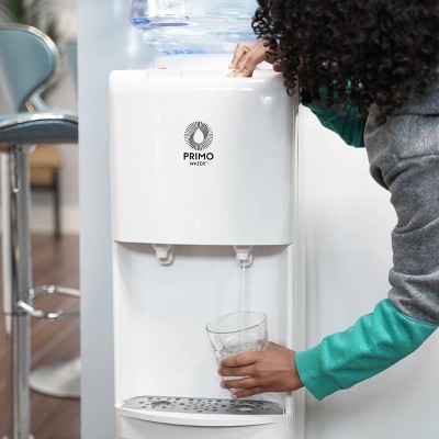 Primo White Freestanding Hot and Cold Water Dispenser