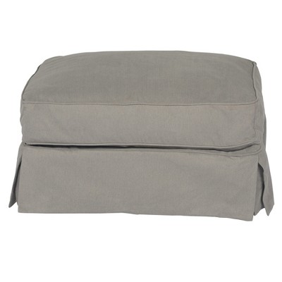 Besthom Horizon Upholstered Pillow Top Ottoman : Target