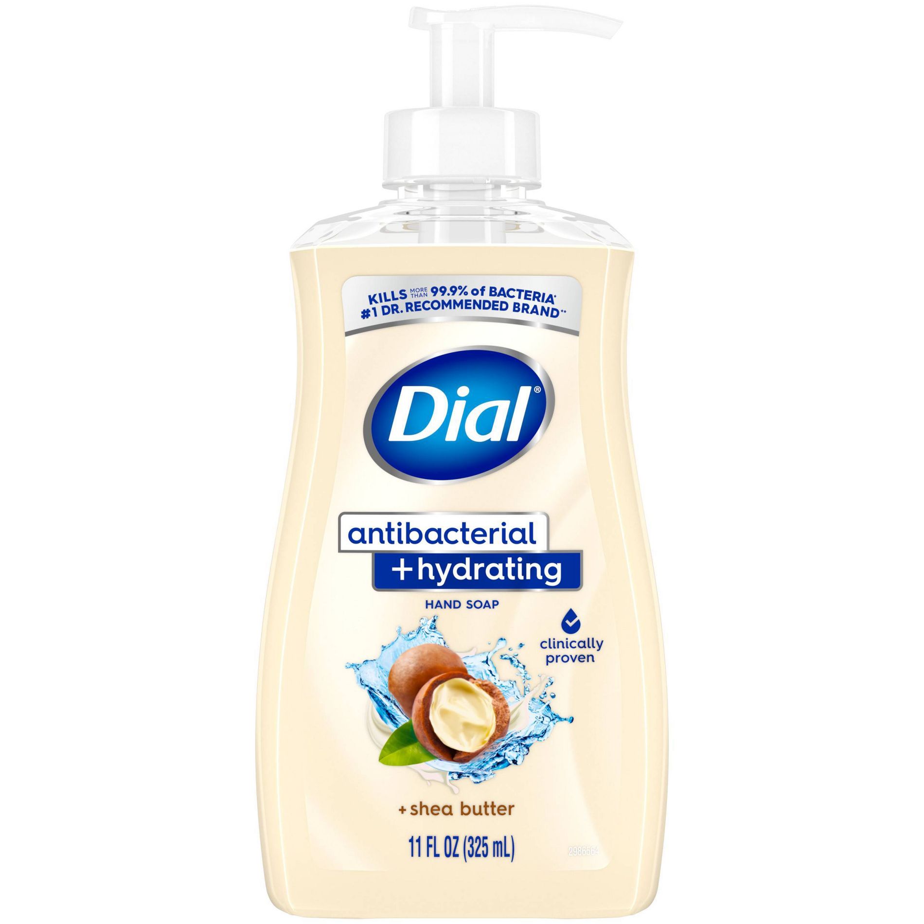 Dial Antibacterial and Hydrating Hand Soap Pump - Hydrating Shea Butter - 11oz