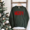 Simply Sage Market Women's Graphic Sweatshirt Merry Bold Word Puff Print - 3 of 4