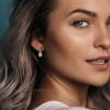 EVERLY JEWELRY | Sterling Silver 1/4 CT Diamond TW LeverBack Earrings - 4 of 4