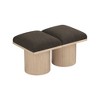 Meridian Furniture,Pavilion Boucle Fabric Bench - 4 of 4