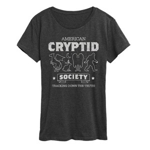 Women's - Instant Message - Cryptid Society Short Sleeve Graphic T-Shirt - 1 of 4