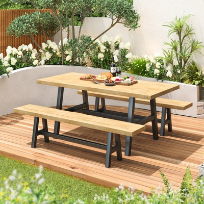 EROMMY 4 - Person Rectangular Outdoor Dining Set