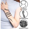Joyfy Halloween Snake Bracelet & Necklace, Flexible Adjustable Snake Halloween Costume Accessory, Bendable Arm Cuff Jewelry for Kids, Adults & Women - 3 of 4