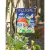 Welcome Mushroom Suede Garden Flag - 2 of 2
