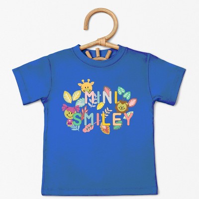 The Juniper Shop Mini Smiley Leaves Toddler Short Sleeve Tee