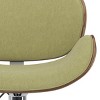 Sapphtopaz 1PC Adjustable Bar Stools with Bentwood Back, Swivel Counter Height Bar Stool with Upholstered, High Chair for Kitchen Island - 4 of 4