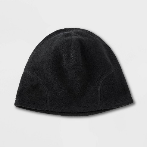 Fall Gratitude Fleece Lined Beanie In Black