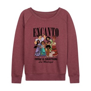 Women's - Encanto -  Lightweight French Terry Wide Neck Long Sleeve Shirt - 1 of 4
